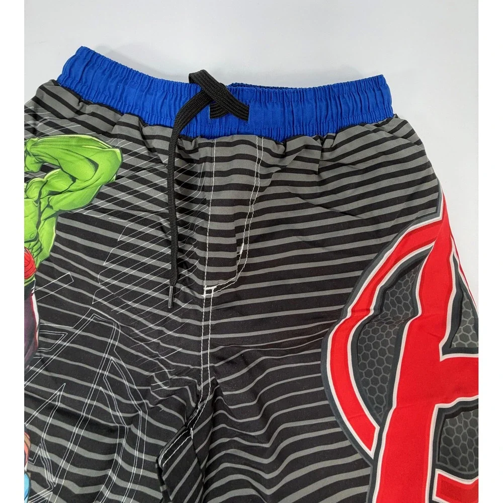 Marvel‎ Avengers Boys Swim Trunk Size 7 New With Tags NWT UV Protection Graphic